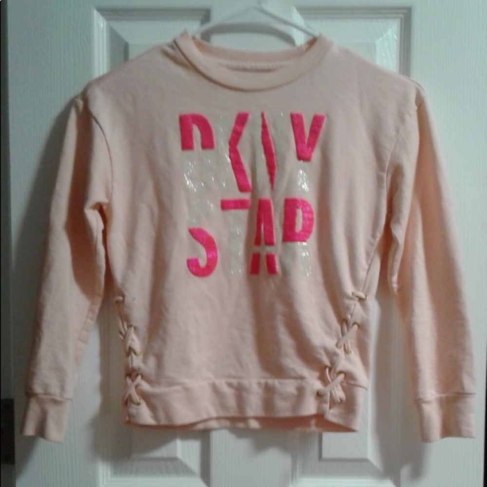 Girls DKNY "star" sweater